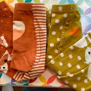 2 Pair Soft Knit Leggings